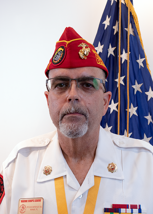 Past Commandant Elio Domínguez Marine Corps League PFC Bruce W. Carter Miami, FL