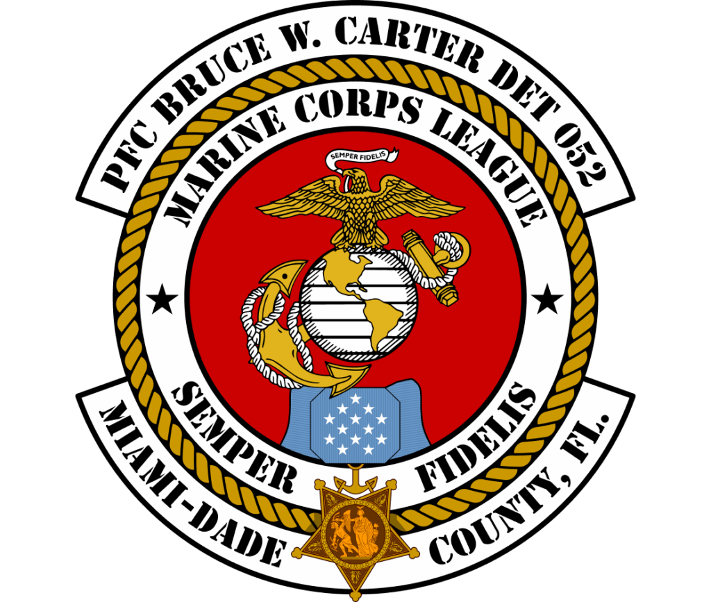MCL Miami Marine Corps League PFC Bruce W Carter Detachment 052 Miami Florida