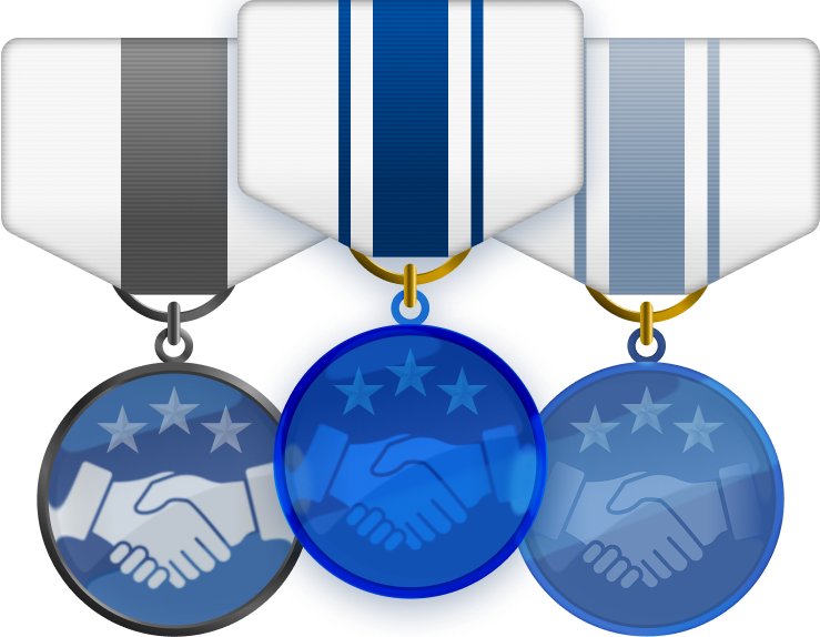 MCL Miami Sponsor tier medals